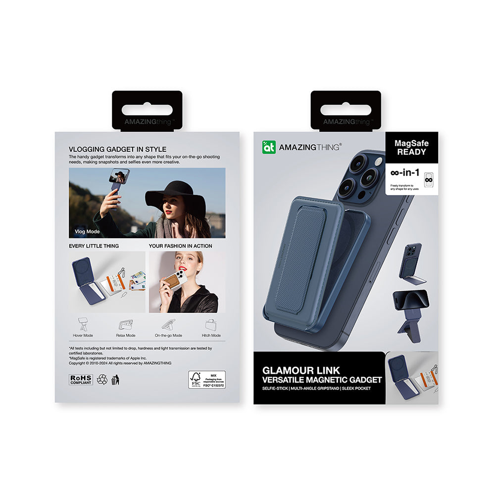 Amazingthing Glamour Link Fonksiyonel Çok Yönlü Grip Standlı Magnetik Kartlık - 27 Amazingthing Glamour Link Fonksiyonel Çok Yönlü Grip Standlı Magnetik Kartlık - 27